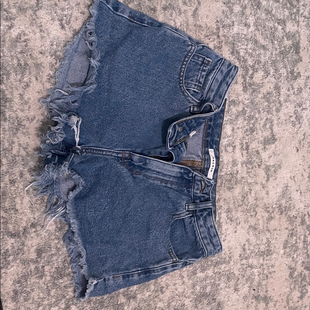 PacSun Distressed Blue Jean Shorts